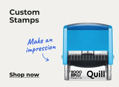 Shop now: custom stamps