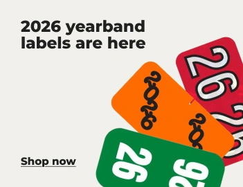 Shop now: 2026 Yearband labels are here