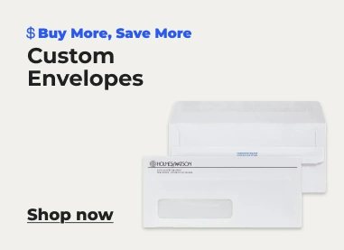 Shop now: custom envelopes