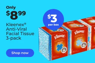 Image of Kleenex brand 3-pack tissues