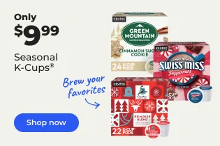 Image of seasonal K-Cups varieties at 9.99