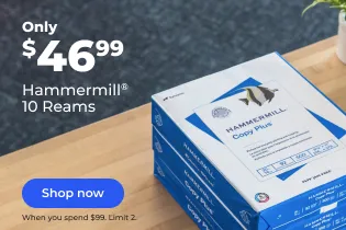 Image of Hammermill copy paper at 46.99 spend $99