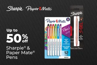 Image of Sharpie and PaperMate pens
