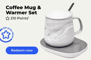 Image of coffee mug and warmer set