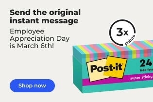 Image of Post-it notes employee appreciation