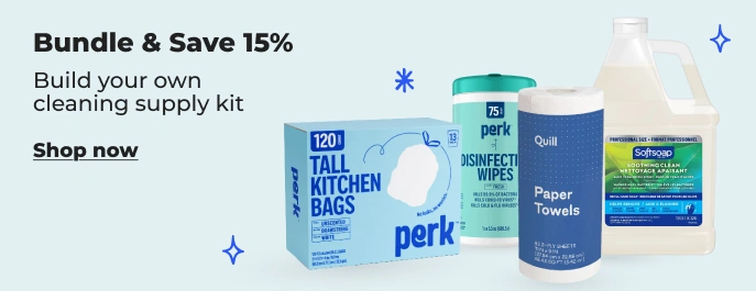 Image of cleaning supply bundle save 15%