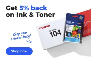 Image of rewards 5% off ink and toner