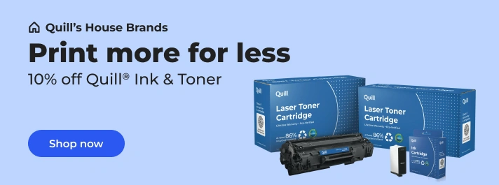 Shop now: House brands 10% off ink & toner