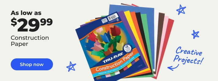 Shop now: Bulk Construction Paper as low as $29.99