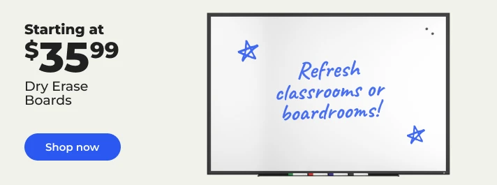 Shop now: Save Up to 40% on Dry Erase Boards