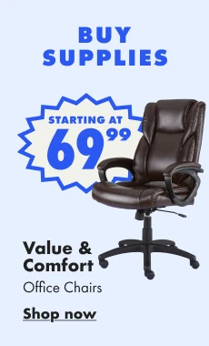 Shop now: Office chairs starting at 69.99