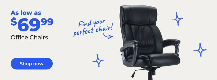 Shop now:Office chairs starting at $69.99