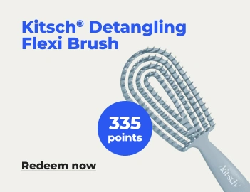 Redeem now: Kitsch Detangling Flexi Brush with 335 points