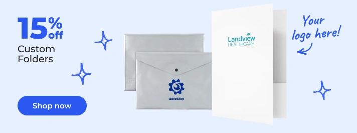 Shop now:Save 15% on Custom Folders