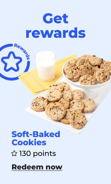 Redeem Now: 25 Soft Baked cookies w/ 130 pts