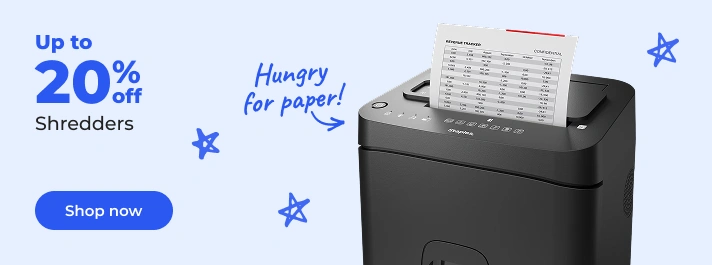 Shop now: Up to 20% off Shredders