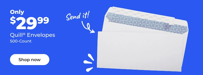 Shop now: Quill envelopes only $29.99