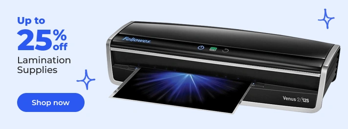 Shop now: Up to 25% off Lamination supplies