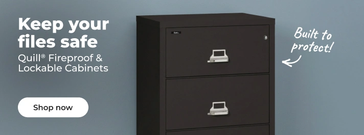 Shop now: Quill Fireproof cabinets