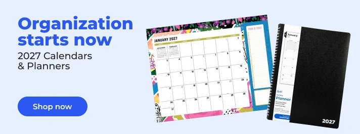 Shop now: 2027 Calendars & planners