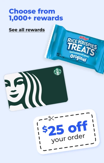 See all rewards: Choose from 1000+ rewards