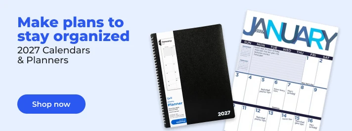 Shop now: 2027 Calendars & Planners