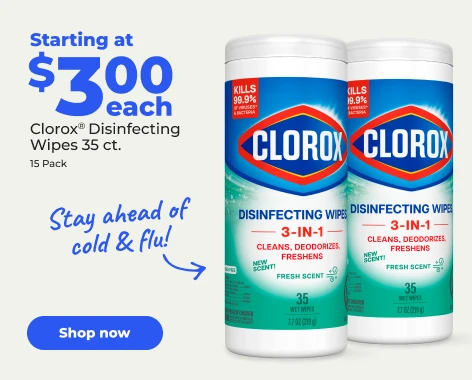 Shop now: Clorox Disinfecting Wipes