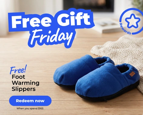 Redeem now: Free Foot Warming Slippers
