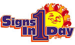 Signs In 1 Day logo
