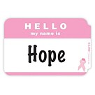 C-Line&reg; Pink Ribbon Name Badges