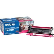 Brother (TN115M) Laser Magenta Toner Cartridge, High Yield