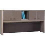 Bush OfficePro Collection, Hutch 72 Assembled, Pewter WC14573FA