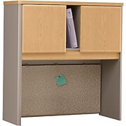 Bush Cubix(tm) 36W Light Oak Finish Hutch