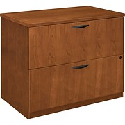 Basyx Cherry Hardwood Veneer 2-Drawer Lateral File