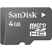SanDisk r SD tm MicroSDHC tm 4GB Cards