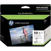 HP 110 Tri-Color Inkjet Photo Value Pk