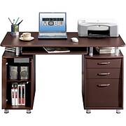 RTA Products RTA-4985 - Computer Desk Desk Chocolate