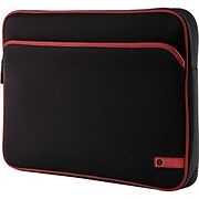 HP Black/Red Notebook Sleeve
