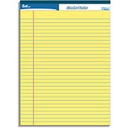 Quill 8-1/2x11" Canary Ruled Pads
