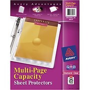 Multi-page sheet protectors