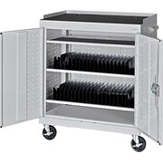 Multi-Granite Mobile Tablet Storage Cart; 43x36x24