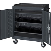 Charcoal Mobile Tablet Storage Cart; 43x36x24