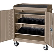 Tropical Sand Mobile Tablet Storage Cart; 43x36x24