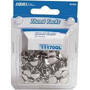 Quill(r) Nickel Plate Thumb Tacks