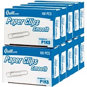 Quill 1-1/4" Smooth Paper Clips