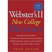 Websters II New College Dictionary; Hardcover