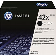 HP 42X (Q5942X) High Yield Laserjet Black Toner Cartridge