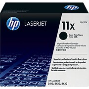 HP 11X (Q6511X) Laser Black Toner Cartridge, High Yield