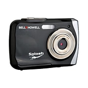 Bell & Howell (r) Splash 8x Digital Zoom Waterproof Digital Camera; 12 Mega Pixels; Black
