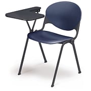 KFI (r) Seating Polypropylene Chair With Left Hand P-Shaped Writing Tablet; Navy Blue, 2/Ct